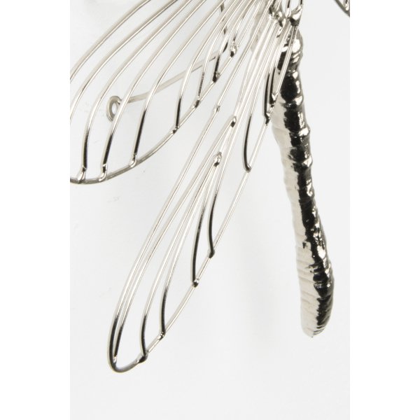 Holländer Wanddekoobjekt LIBELLULA MEDIUM Aluminium silber