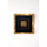 Holl&auml;nder Wandbild MICADO 4 Holz-Glas-Kunststein...