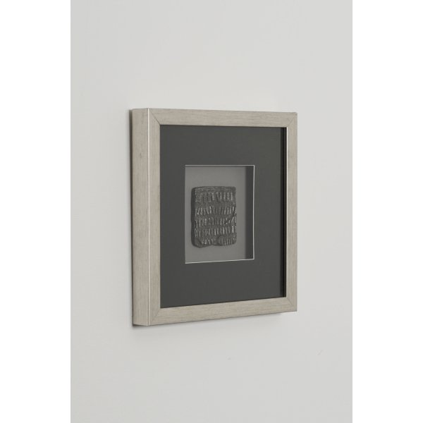 Holländer Wandbild MICADO 4 Holz-Glas-Kunststein silber-schwarz
