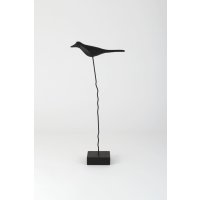 Holl&auml;nder Dekofigur UCELLO NERO MEDIUM Polyresin...