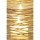 Holländer Windlicht 1-flg. NOMADE Piccolo Eisen gold