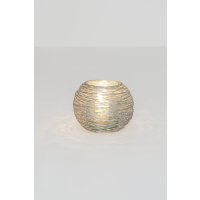Holl&auml;nder Windlicht 1-flg. NOMADE Piccolo Eisen silber
