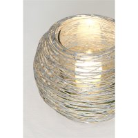 Holländer Windlicht 1-flg. NOMADE Piccolo Eisen silber
