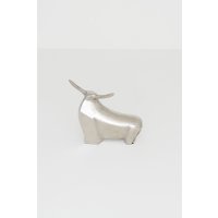 Holl&auml;nder Dekofigur TORO Piccolo Aluminium Nickel...