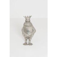 Holl&auml;nder Frosch RANA 1 Aluminium Nickel roh silber