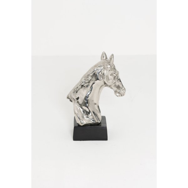 Holländer Pferdekopf PUROSANGUE Aluminium silber-schwarz