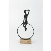 Holländer Dekofigur ALLEGRIA Polyresinfigur schwarz