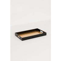 Holl&auml;nder Tablett EGOISTA Piccolo MDF Lack schwarz...