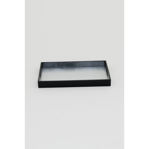 Holländer Tablett EGOISTA Piccolo MDF Lack schwarz glänzend