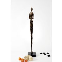 Holländer Figur RESPETTO GROSS Polyresin schwarz-gold