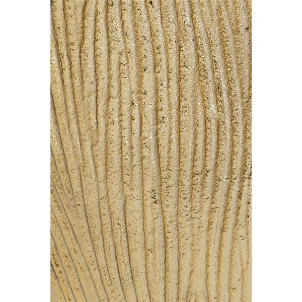 Holländer Dekovase FAVO OVAL GRANDE Aluminium gold