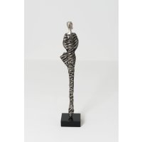 Holl&auml;nder Figur LISA Aluminium antiksilber