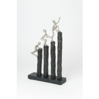 Holl&auml;nder Figurengruppe CARRIERISTA Mangoholz schwarz