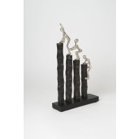 Holländer Figurengruppe CARRIERISTA Mangoholz schwarz