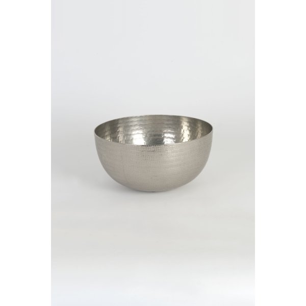 Holländer Schale MOSCA Aluminium vernickelt silber