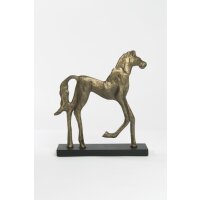 Holländer Figur CAVALLO Aluminium antikgold