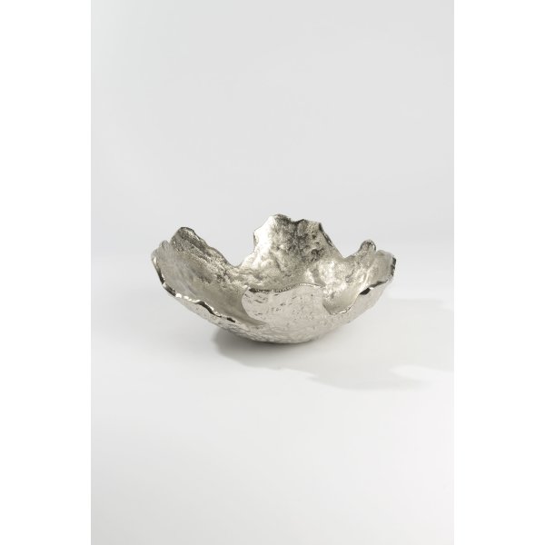 Holländer Dekoschale ELBA Piccolo Aluminium silber