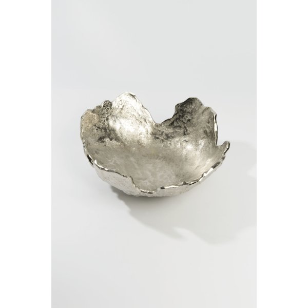 Holländer Dekoschale ELBA Piccolo Aluminium silber