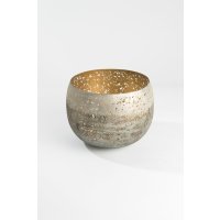 Holländer Lichtschale SILIN GRANDE Eisen antik mattgold