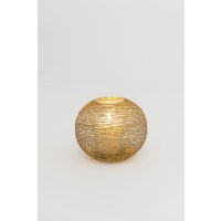 Holl&auml;nder Windlicht 1-flg. NOMADE GRANDE Eisen gold