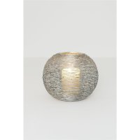 Holl&auml;nder Windlicht 1-flg. NOMADE GRANDE Eisen silber