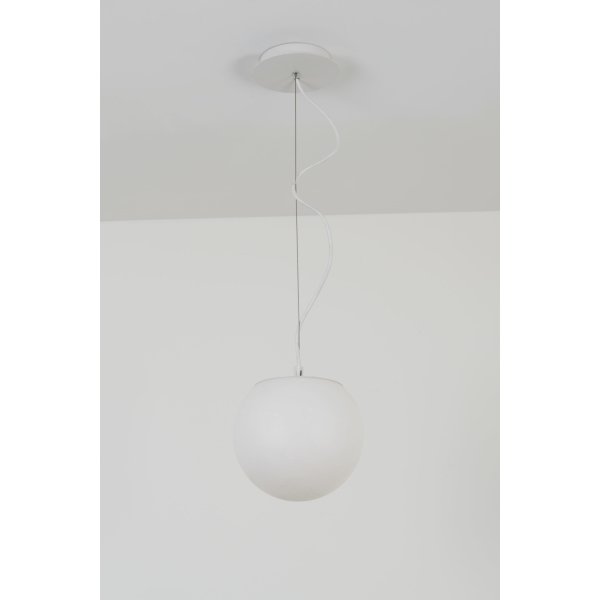 Holländer Pendelleuchte 1-flg. MOON Piccolo Polyethylen weiß