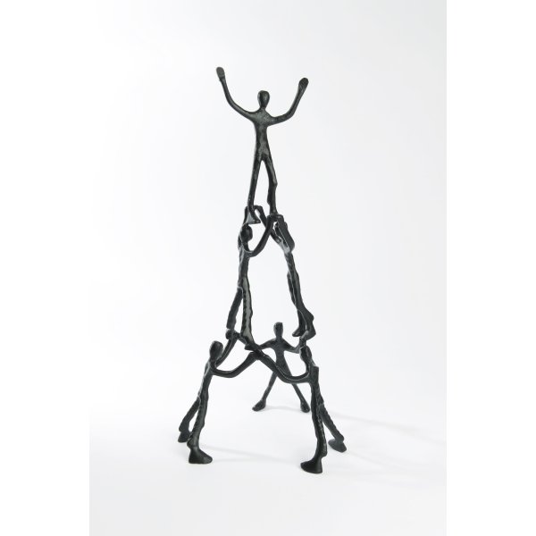 Holländer Figur ARTE GINNASTA Aluminium schwarz