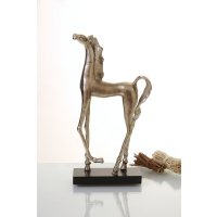 Holländer Figur STALLION Aluminium silber