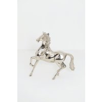 Holländer Pferd CAVALLA MEDIUM Aluminium poliert silber