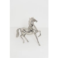 Holländer Pferd CAVALLA MEDIUM Aluminium poliert silber