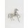 Holländer Pferd CAVALLA MEDIUM Aluminium poliert silber
