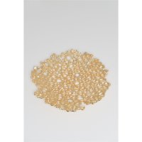 Holländer Dekoschale GENIO RUND Aluminium gold