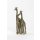 Holländer Figur GIRAFFE Aluminium antik mattgold