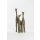 Holländer Figur GIRAFFE Aluminium antik mattgold