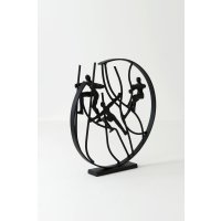 Holländer Dekofigur DISTRICARE Aluminium schwarz