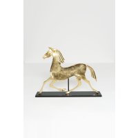 Holl&auml;nder Dekoobjekt TROTTATORE Aluminium gold-schwarz