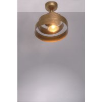 Holländer Deckenstrahler 1-flg. BANDEROLE Eisen gold