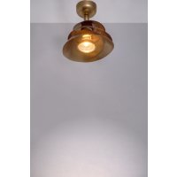 Holländer Deckenstrahler 1-flg. SNAIL ONE Eisen gold