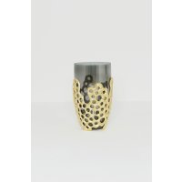 Holländer Vase LEVRIERO KLEIN Aluminium gold