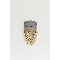 Holländer Vase LEVRIERO KLEIN Aluminium gold