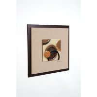 Holländer Wandbild TEMPORALE Holz-Stoff-Glas...