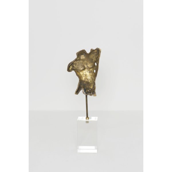 Holländer Dekofigur TORSO Aluminium gold