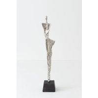 Holl&auml;nder Dekofigur CONSULENTE MEDIUM Aluminium silber