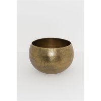 Holländer Dekoschale PORTAVASI Aluminium vergoldet gold