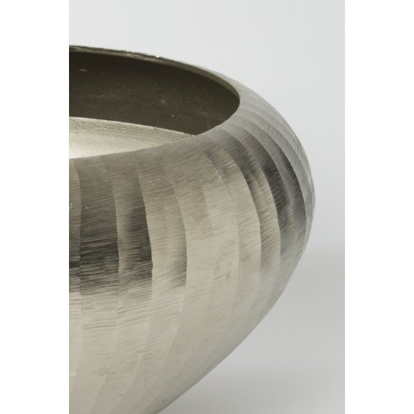 Holländer Dekovase INNOCENTE GRANDE Aluminium silber