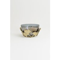 Holländer Glasschale INIZIO Aluminium gold