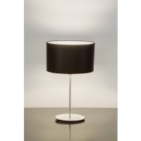 Holländer Tischleuchte 1-flg. MATTIA OVAL Eisen silber