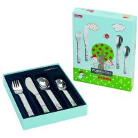 Puresigns Kinderbesteck Bauernhof Ferme 4tlg mit Gravur...