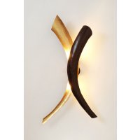 Holländer Wandleuchte 2-flg. SERPENTE DUETTO Eisen...