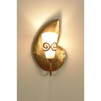 Holländer Wandleuchte 1-flg. DOPPIONE LINKS Eisen gold